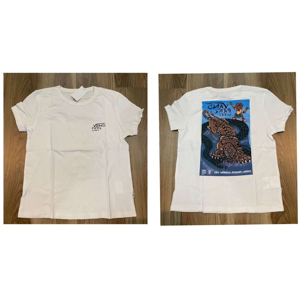 Vans Park Series Tiger Short Sleeve Baby Tee T-Shirt